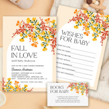 Fall In Love Floral Baby Shower