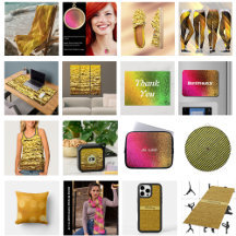 EA Gold to Rose Gold Abstract Metallic Texture