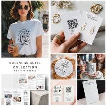 Simple Black White Modern Business Suite