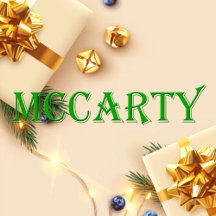Mccarty Name T-Shirt
