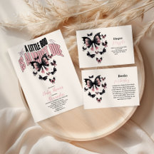 Gothic Pink Halloween Baby Shower