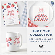 Red White and Blue Berry 4th of July Summer Party