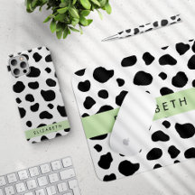 Black Cow, Green - Home Decor Collection