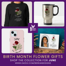 BIRTH MONTH FLOWER Gifts for Mom JUNE Birthdays