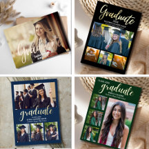 Foil Graduation Party Invitations for Her