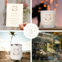 Romantic Tropical Greenery Wedding