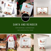 santa and reindeer collection 
