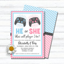Gamer Gender Reveal