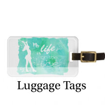 Figure Skating Luggage Tags