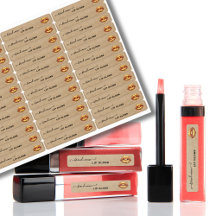 Custom Lip gloss or Lip Balm labels