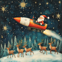 Rocket Santa