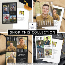 Popular Graduation Photo Announcements for Him