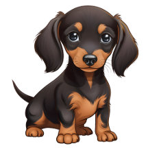 Black and Tan Dachshund