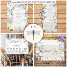Rustic Lavender & Sage Wildflowers White Wedding