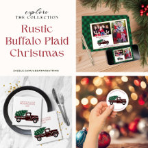 Rustic Christmas Buffalo Plaid