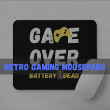 Retro Gaming Dad MousePads