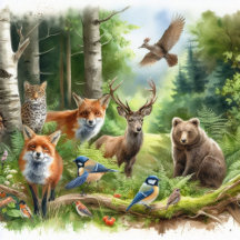 Woodland Wildlife Gifts & Rustic Decor for Nature 