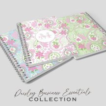 Home, Office and School Monogram Paisley