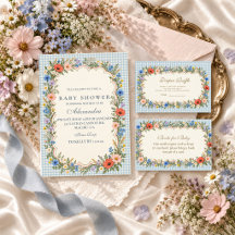 Multicolor Wildflower Baby Shower