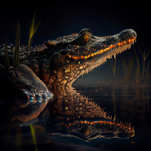 Poster alligator