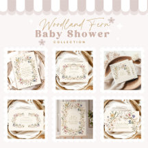Boho Woodland Fern Baby Shower