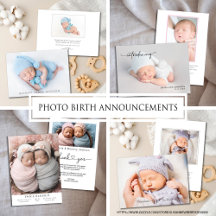 Photo Birth Announcements