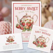 Strawberry Baby Shower Collection