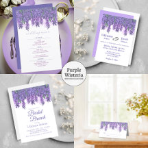 Purple Wisteria Wedding