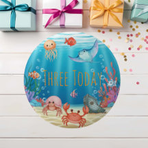 Deep blue sea creatures