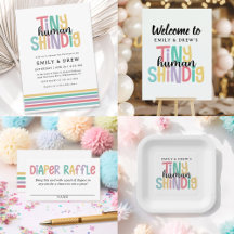 Tiny Human Shindig Fun Baby Shower for Couples