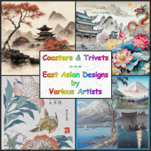 COASTERS & TRIVETS and More - Art By Asian Artists