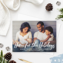 Home for the Holidays Photo Cards