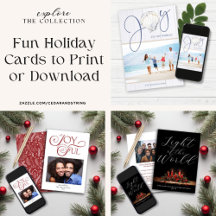 Fun Holiday Cards to Send or Download