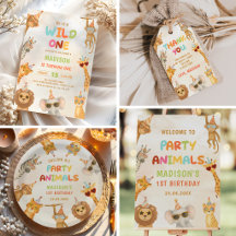 Calling All Party Animals Safari Birthday