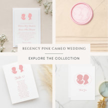 Classic Regency Pink Cameo Wedding