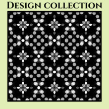 Abstract Monochrome Bokeh Dots Pattern