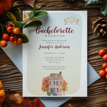Fall Vibes Rustic Autumn Bachelorette Weekend