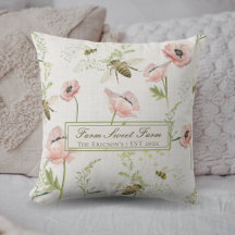 "Farm Sweet Farm"   Wildflowers, bees and poppies