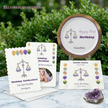 Libra Zodiac Birthday Party Collection