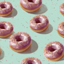 Personalized Cute Pastel Donuts & Sprinkles