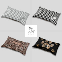 Cute Personalized Dog and Cat Beds