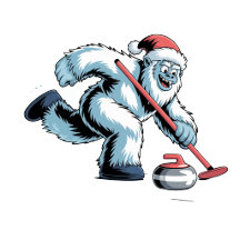 Yeti Chracater Christmas 