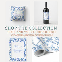 Chinoiserie Blue and White Bridal Shower