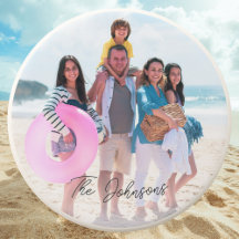 Family Day Modern Photo Name Personalized 