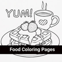 Food Themed Coloring Pages