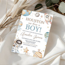Houston We Have a Boy Space Baby Shower
