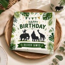 Tropical Wild One Celebration Supplies | Kids Birt