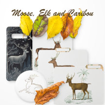 Moose, Elk And Caribou