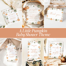 Fall Pumpkin Baby Shower