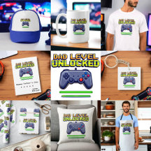 Dad Level Unlocked | Gamer Dad First Father's Day